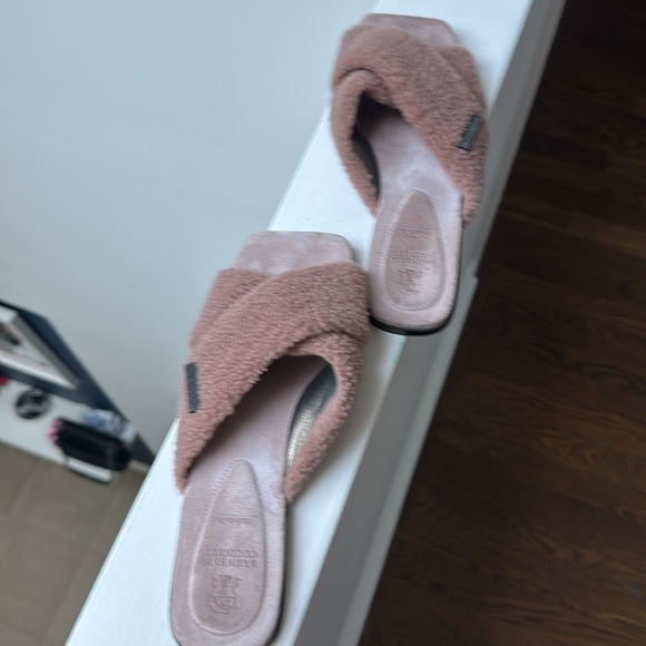Brunello Cucinelli shearling slides sz 40 worn only handful of times $1415 EUC - Picture 10 of 10